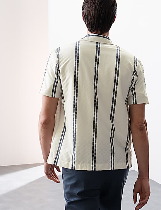 Tailored Striped Longline Waistcoat