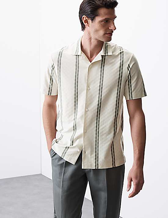 Tailored Striped Longline Waistcoat