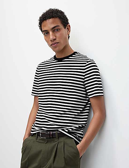 Tailored Striped Longline Waistcoat