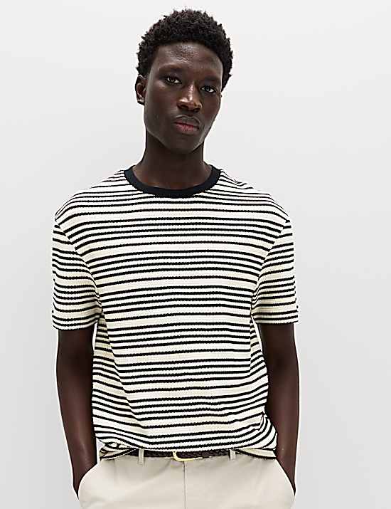 Tailored Striped Longline Waistcoat