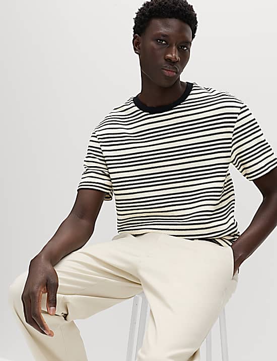 Tailored Striped Longline Waistcoat