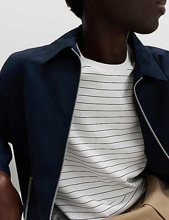 Tailored Striped Longline Waistcoat