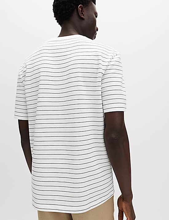 Tailored Striped Longline Waistcoat