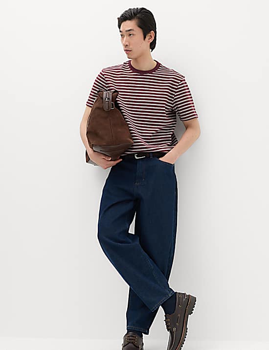Tailored Striped Longline Waistcoat