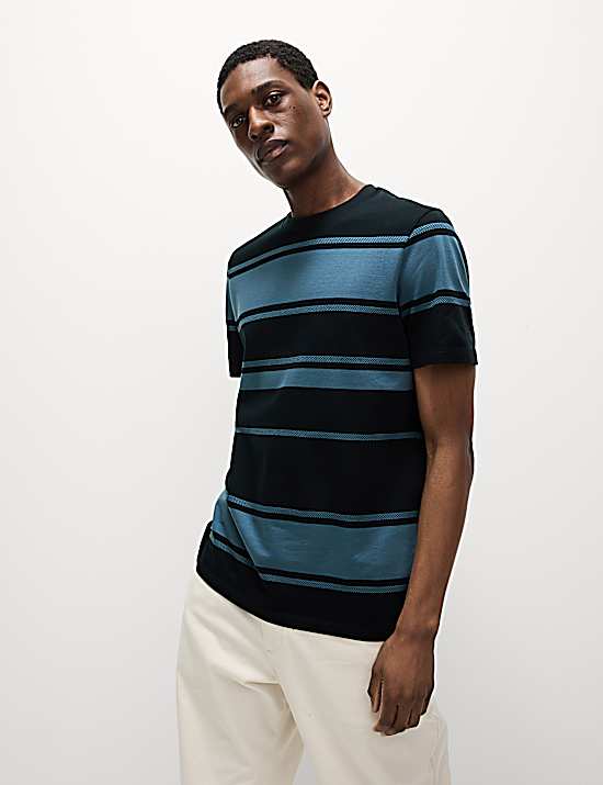 Tailored Striped Longline Waistcoat