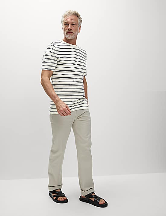 Tailored Striped Longline Waistcoat