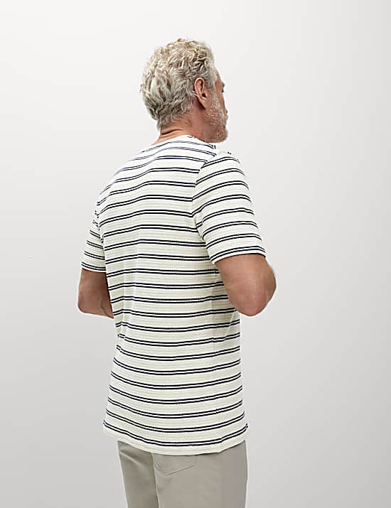 Tailored Striped Longline Waistcoat