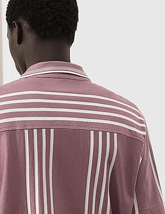 Tailored Striped Longline Waistcoat