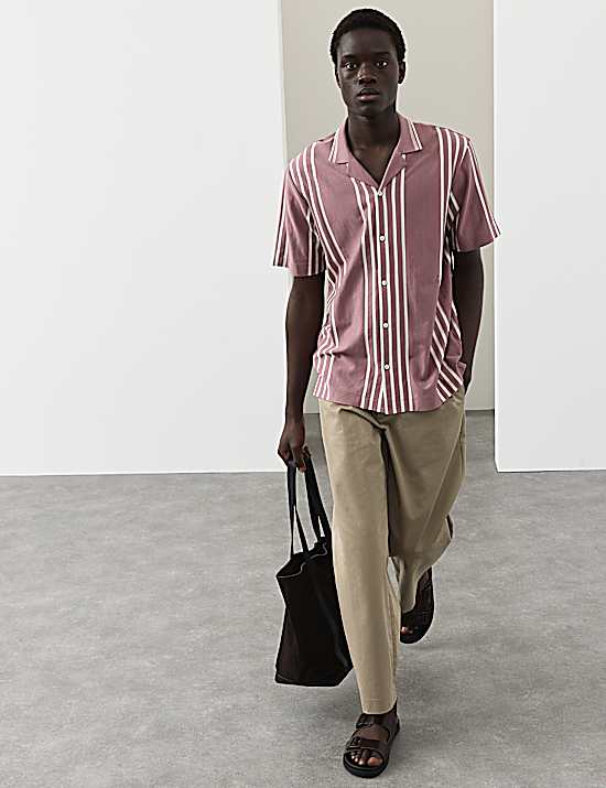 Tailored Striped Longline Waistcoat