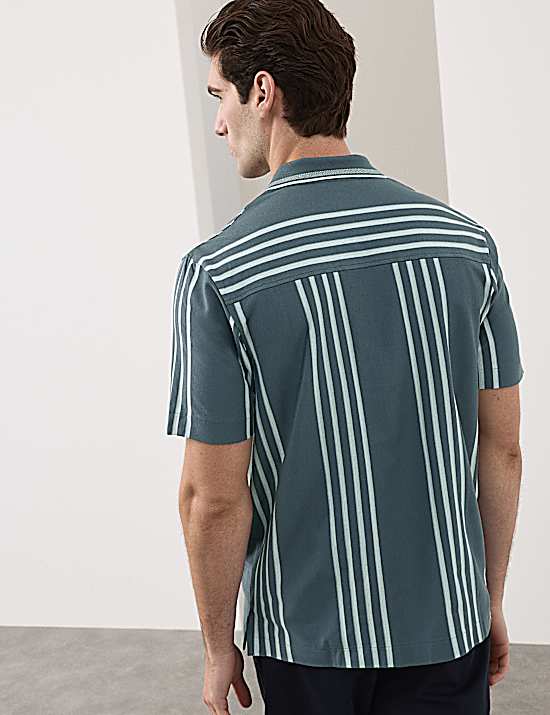 Tailored Striped Longline Waistcoat