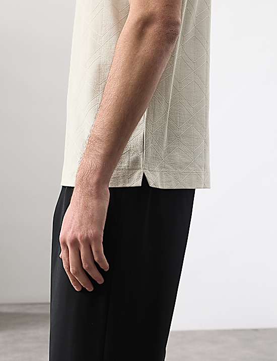 Tailored Striped Longline Waistcoat