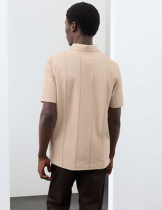 Tailored Striped Longline Waistcoat