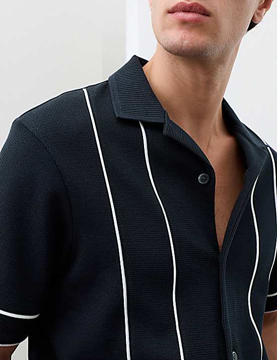 Tailored Striped Longline Waistcoat
