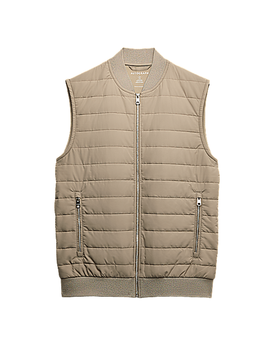 Tailored Striped Longline Waistcoat