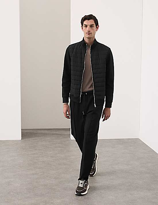 Tailored Striped Longline Waistcoat