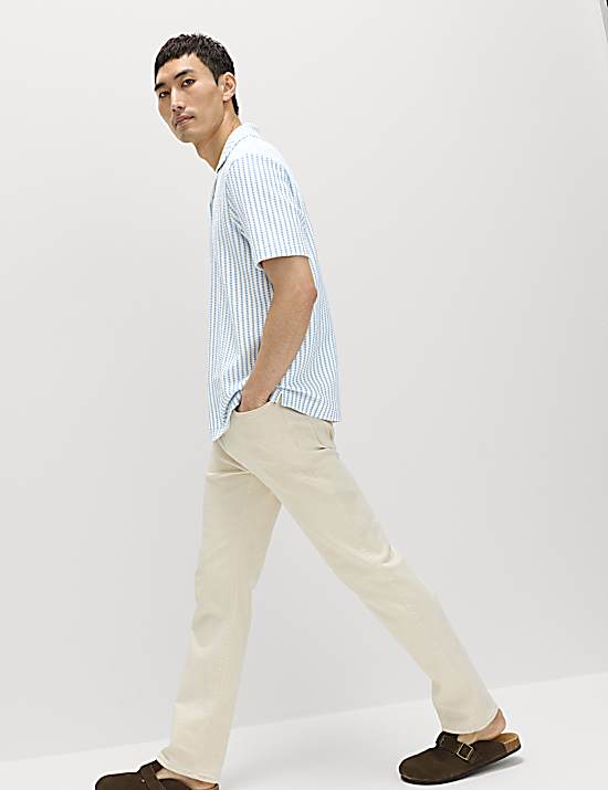 Tailored Striped Longline Waistcoat
