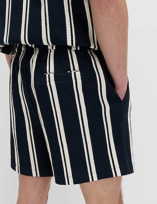 Tailored Striped Longline Waistcoat