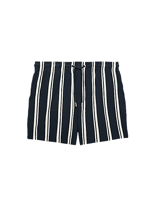 Tailored Striped Longline Waistcoat