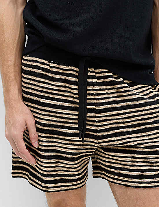 Tailored Striped Longline Waistcoat