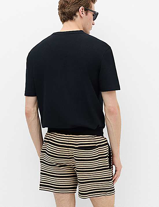 Tailored Striped Longline Waistcoat