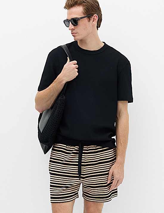 Tailored Striped Longline Waistcoat