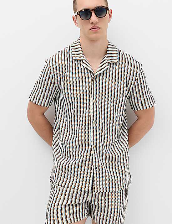 Tailored Striped Longline Waistcoat