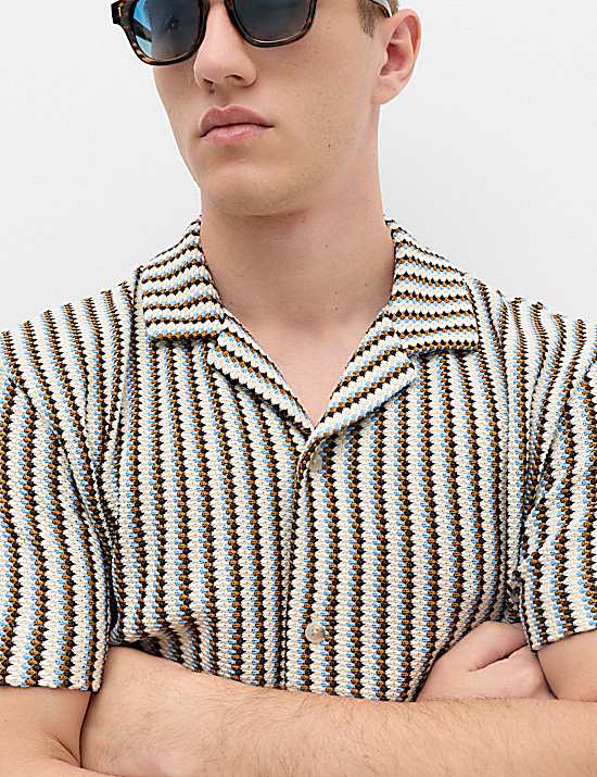 Tailored Striped Longline Waistcoat