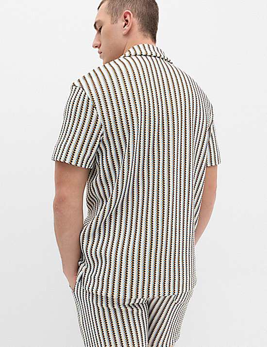 Tailored Striped Longline Waistcoat