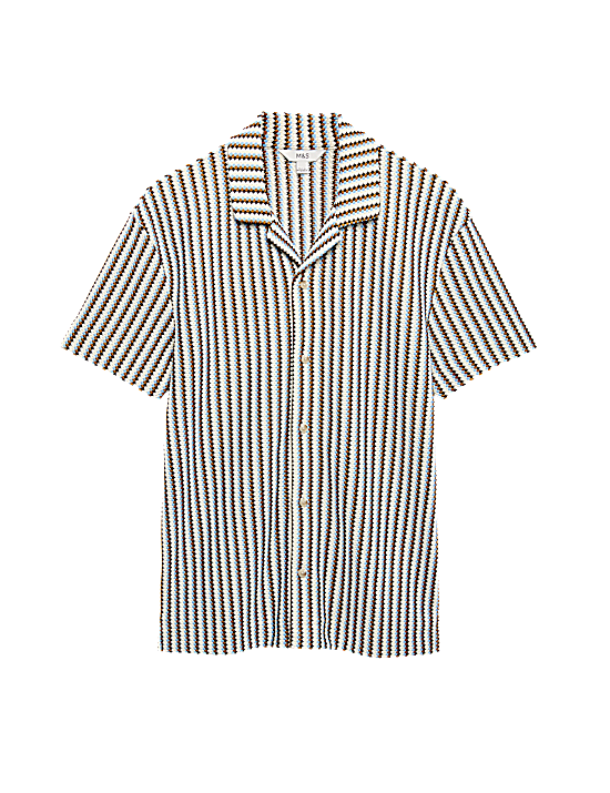 Tailored Striped Longline Waistcoat
