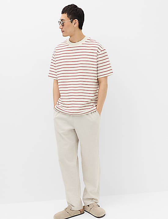 Tailored Striped Longline Waistcoat