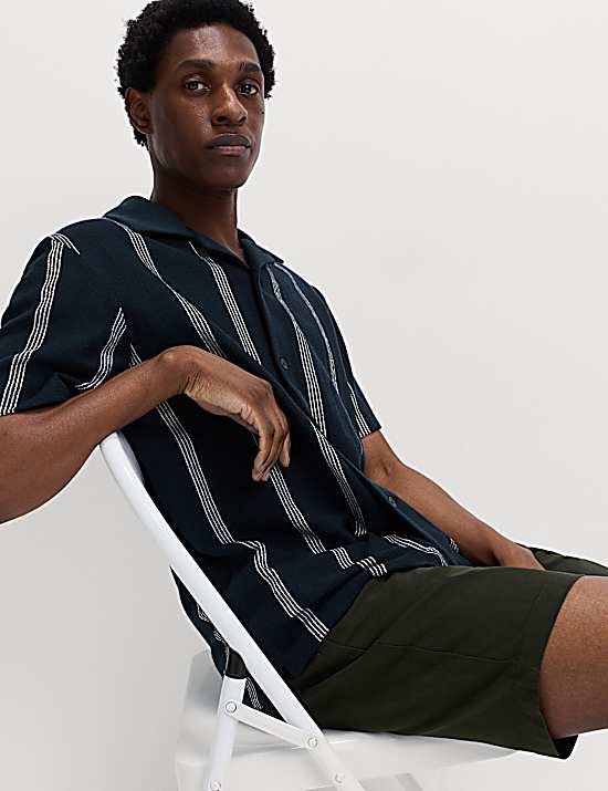 Tailored Striped Longline Waistcoat
