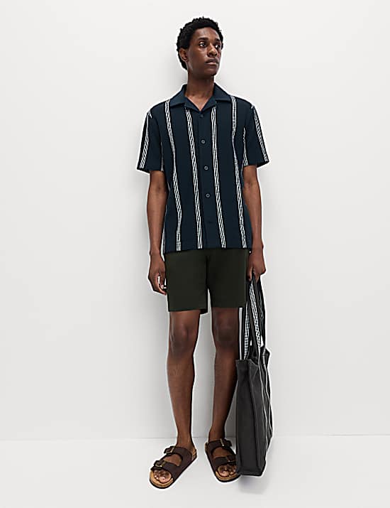 Tailored Striped Longline Waistcoat