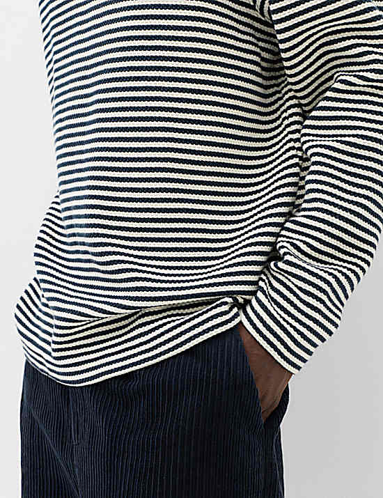 Tailored Striped Longline Waistcoat