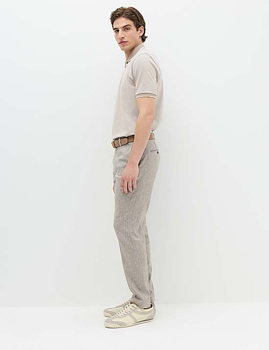 Tailored Striped Longline Waistcoat