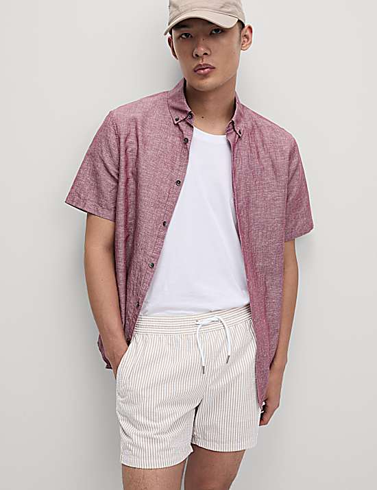 Tailored Striped Longline Waistcoat