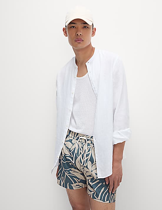 Tailored Striped Longline Waistcoat