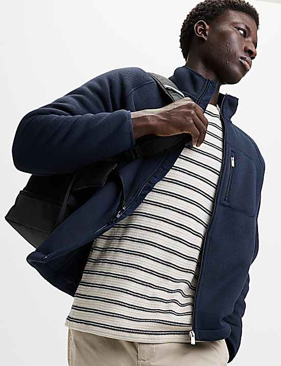 Tailored Striped Longline Waistcoat