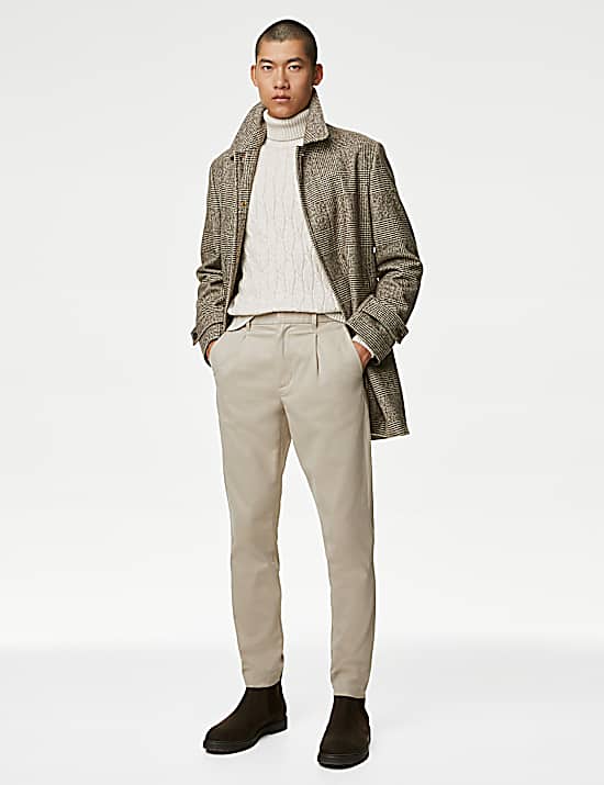 Tailored Striped Longline Waistcoat