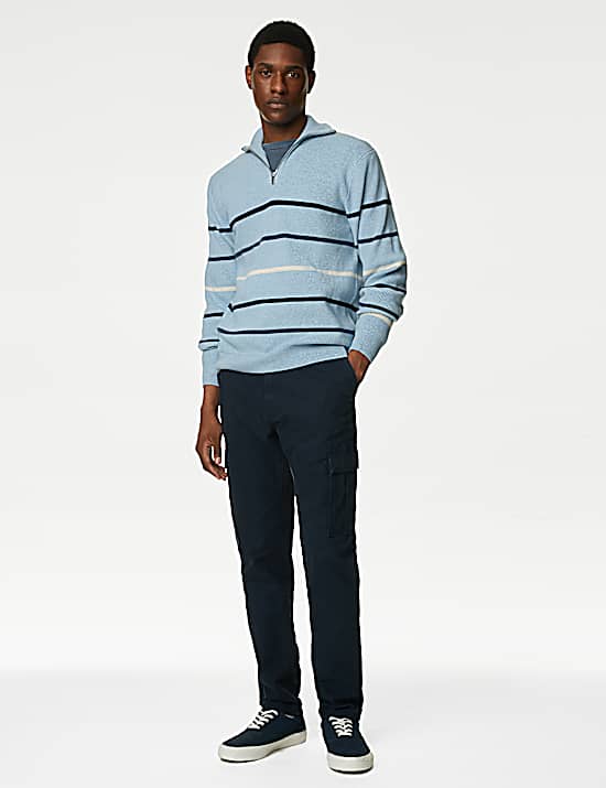 Tailored Striped Longline Waistcoat