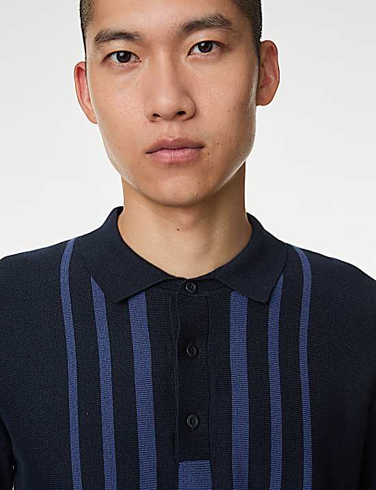 Tailored Striped Longline Waistcoat