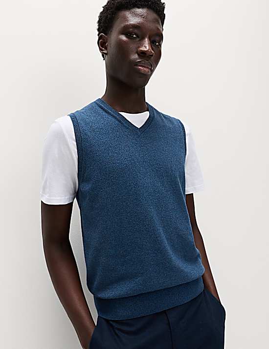 Tailored Striped Longline Waistcoat
