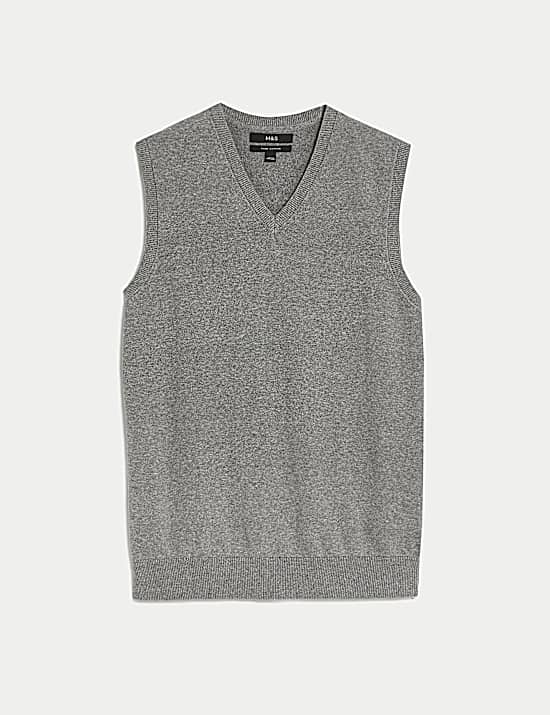 Tailored Striped Longline Waistcoat