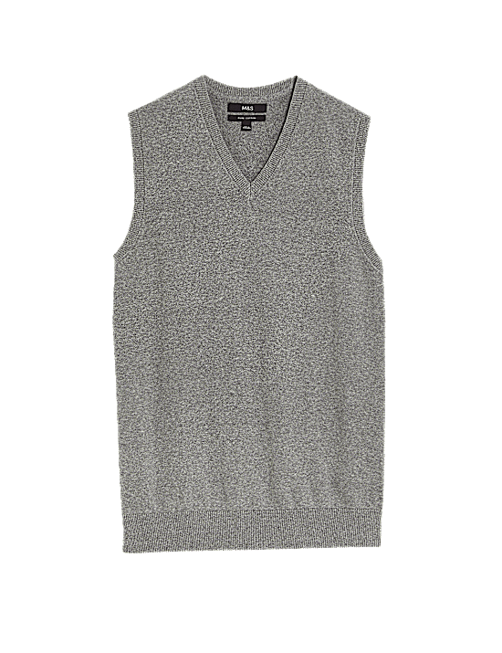 Tailored Striped Longline Waistcoat