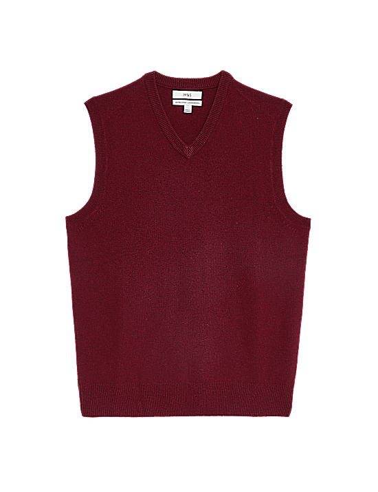 Tailored Striped Longline Waistcoat