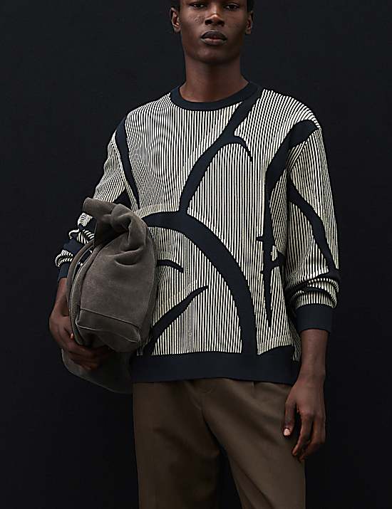 Tailored Striped Longline Waistcoat