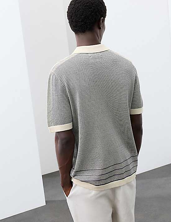 Tailored Striped Longline Waistcoat