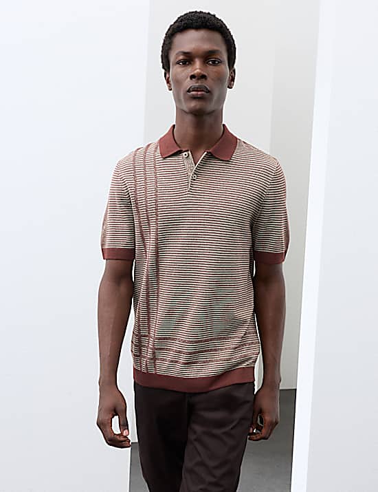 Tailored Striped Longline Waistcoat