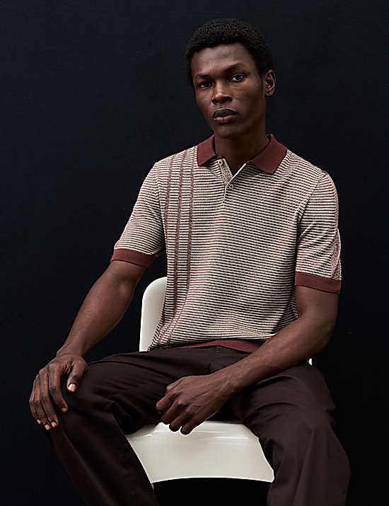 Tailored Striped Longline Waistcoat