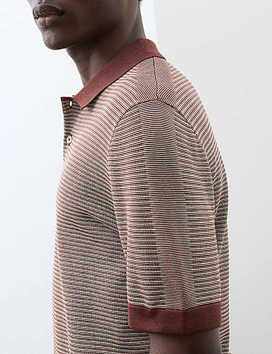 Tailored Striped Longline Waistcoat