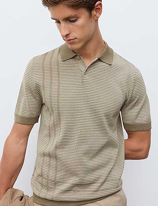 Tailored Striped Longline Waistcoat